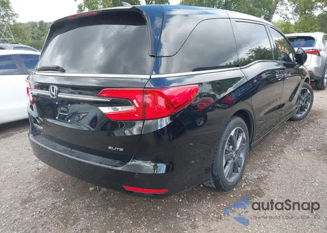 2022 Honda Odyssey Elite from USA, damaged, VIN 5FNRL6H98NB026410